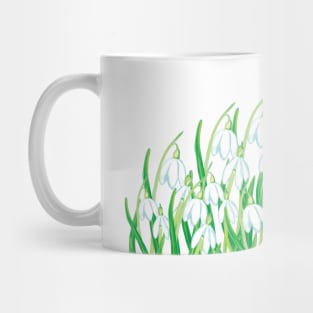 Snowdrop Flowers Mug